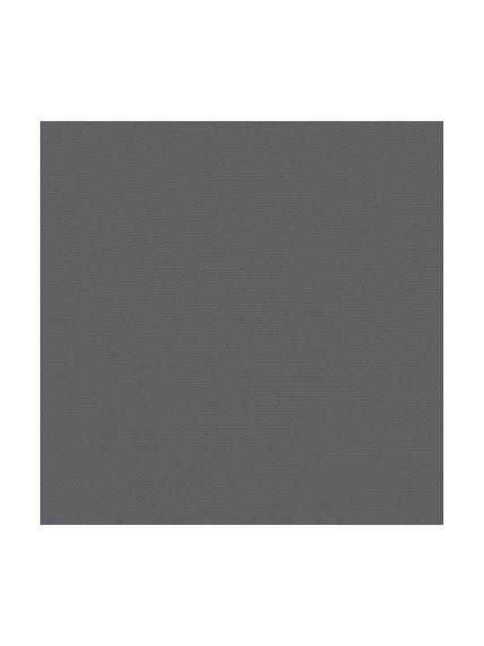 Metallischer Gartenhocker Würfel Außeneinsatz mit Kissen Schwarz 55x55x30cm