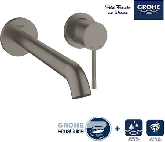 Grohe Essence Built-in Mixer & Spout Set for for Bathroom Sink 1 Exit Graphite