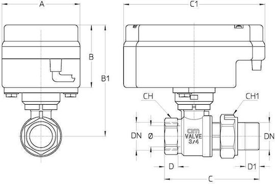 Cimberio CIM 603/RE Two-Way Water Autonomy Solenoid Valve 1"