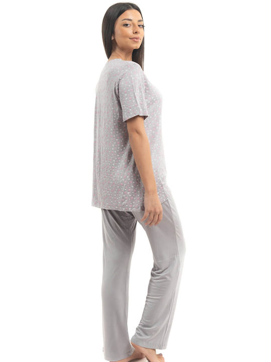 Koyote Summer Women's Pyjama Set Gray