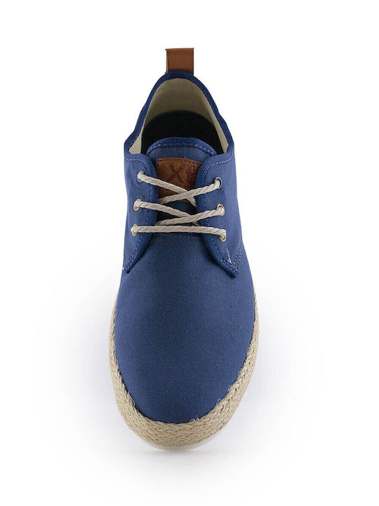 Fabric Men's Espadrilles in Blue Color