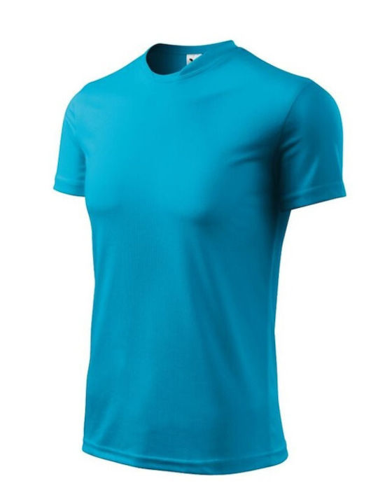 Adler Men's Short Sleeve Promotional T-Shirt Turquoise