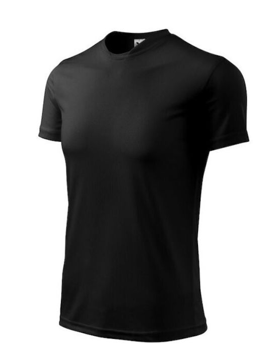 Adler Ανδρικό Διαφημιστικό T-shirt Κοντομάνικο σε Μαύρο Χρώμα