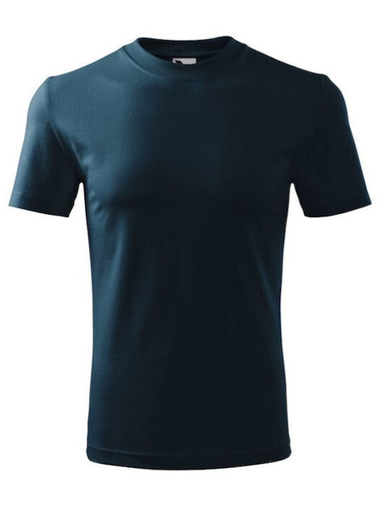 Adler Men's Short Sleeve Promotional T-Shirt Navy Blue