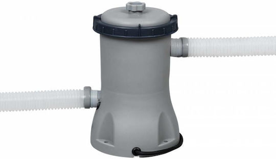 Bestway Runde Schwimmbecken 11133 Liter mit Metallic-Rahmen 396x107cm Graue