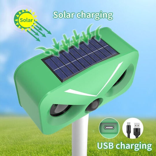 Repellent Stake Birds Solar 10x10m