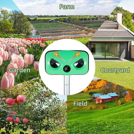 Repellent Stake Birds Solar 10x10m