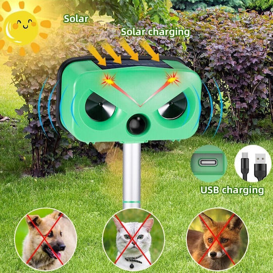 Repellent Stake Birds Solar 10x10m