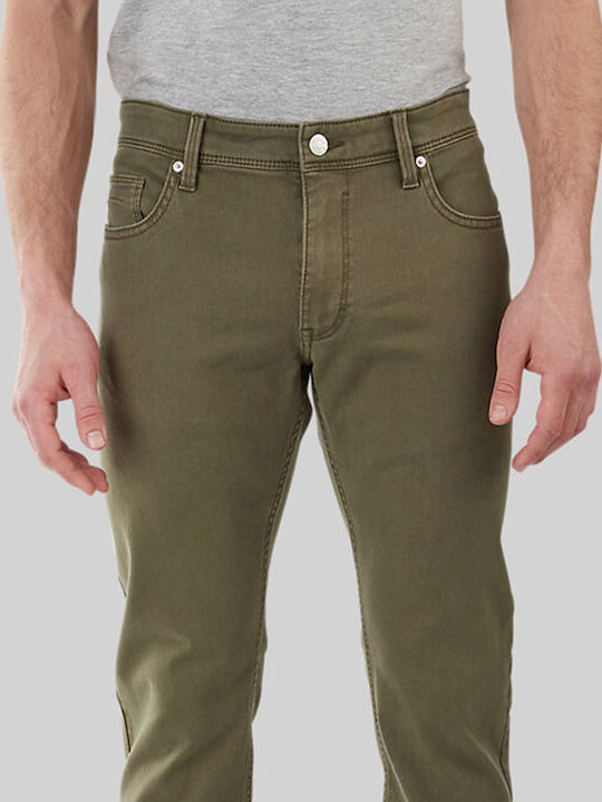 s.Oliver Men's Denim Pants in Slim Fit Khaki