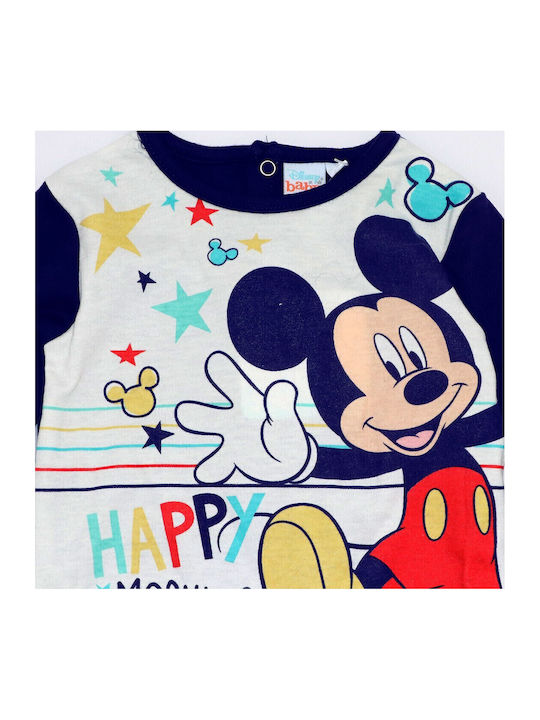 Disney D3092 Babystrampler Langärmliges Marineblau