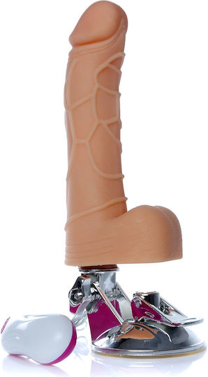Kinksters Mr. Perfect Ρεαλιστικός Δονητής με Remote Control 12 Functions 24cm Flesh