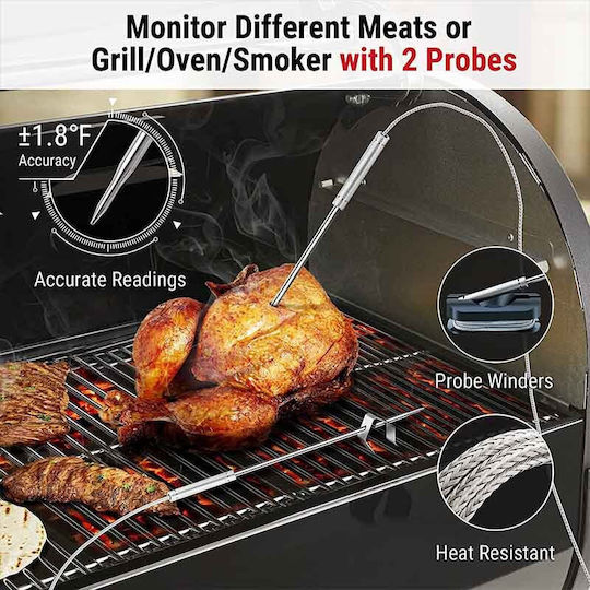 Thermo Pro TP910 Wireless Electronical Cooking Thermometer with Probe and Bluetooth