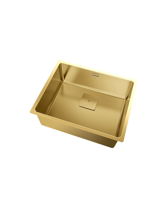 Teka Flexlinea RS15 50.40 Ένθετος Νεροχύτης Inox Σατινέ Μ54xΠ44cm Brass Inox