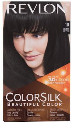 Revlon Colorsilk Keratin Haarfarbe 10 Black 130ml