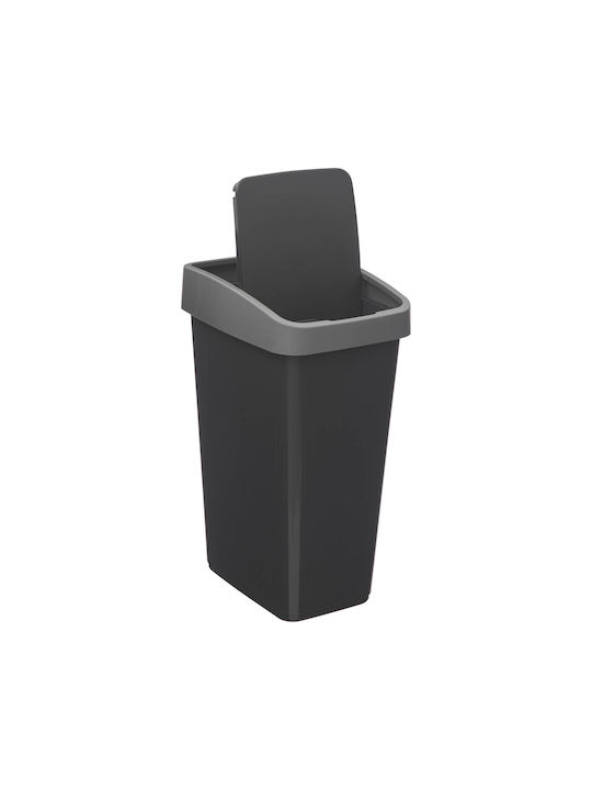 5Five Waste Bin Waste Plastic Black 25lt 1pcs