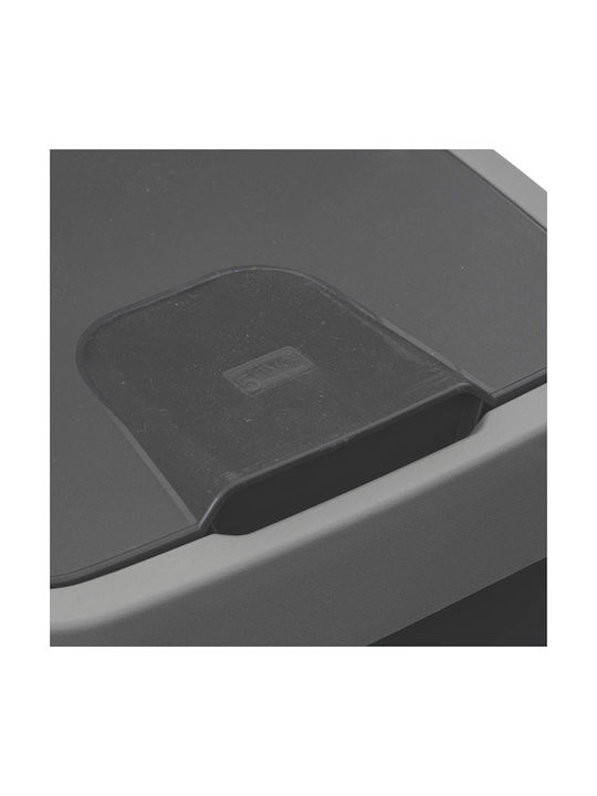 5Five Waste Bin Waste Plastic Black 25lt 1pcs