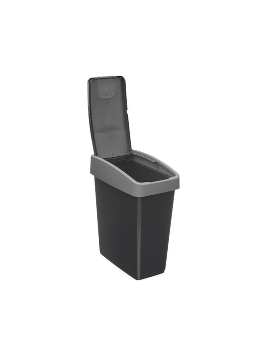 5Five Coș de Gunoi Plastic Negru 45lt 1buc