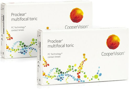 Cooper Vision Proclear Multifocal Toric 6 Μηνιαίοι Πολυεστιακοί Φακοί Επαφής Υδρογέλης