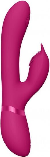 Vive Aimi Δονητής Rabbit Pulse Wave & Vibrating G-Spot Rabbit 22.3cm Pink