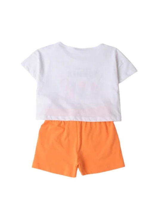 iDO Kids Set with Shorts Summer 2pcs White