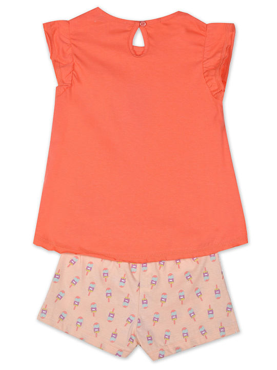 BodyTalk Kids Set with Shorts Summer 2pcs Orange