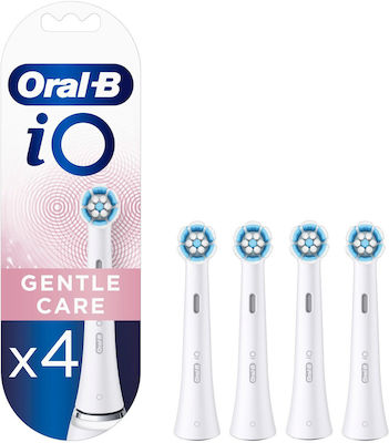 Oral-B iO Gentle Care Elektrische Zahnbürstenköpfe für elektrische Zahnbürste White 343554 4Stück