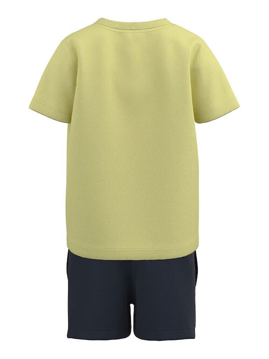 Kids' Set with Shorts Summer 2pcs Yellow