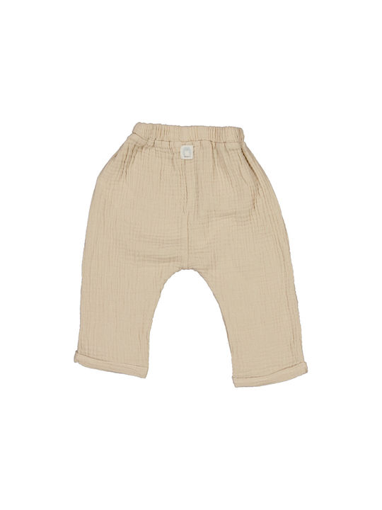 Beans Barcelona Strip Pants | Sand