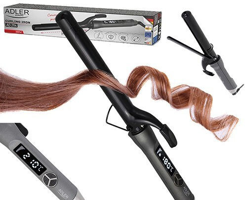 Adler Curling iron with LCD Преса за Коса за Къдрици 25мм 300W AD 2114