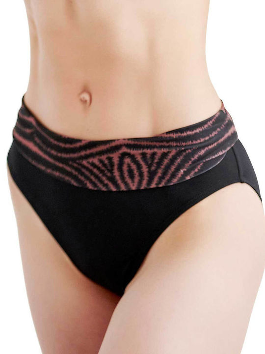 Bikini Slip High Waist Black