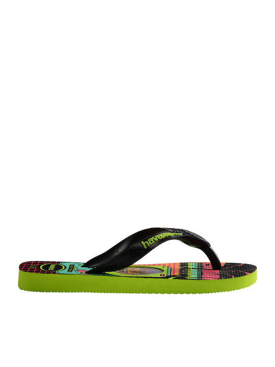 Παιδικές Σαγιονάρες Flip Flops Κίτρινες TOP HOLOGRAPHIC