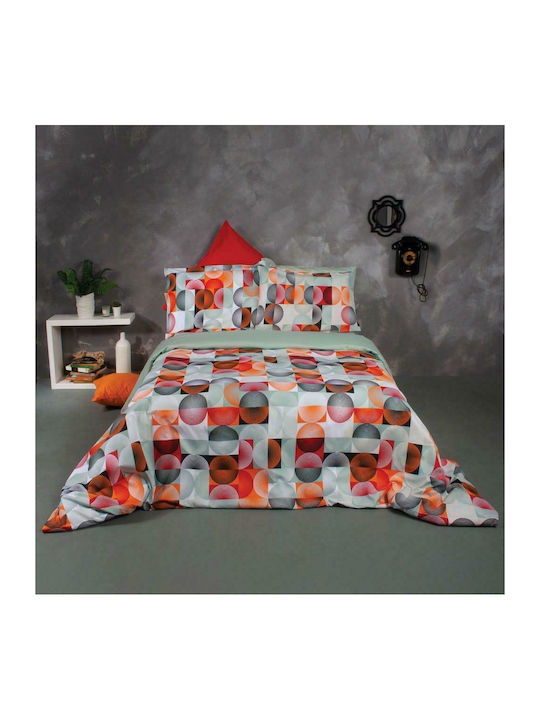 SB Home Set Cearșafuri 230x260cm. Haley Verde 4buc