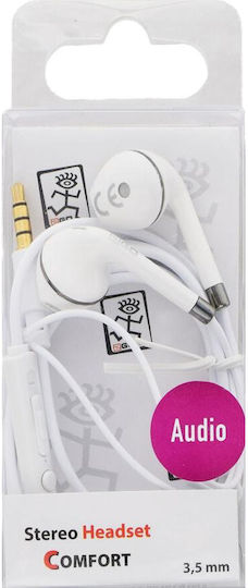 2GO In-ear Handsfree with 3.5mm Connector White / Grey