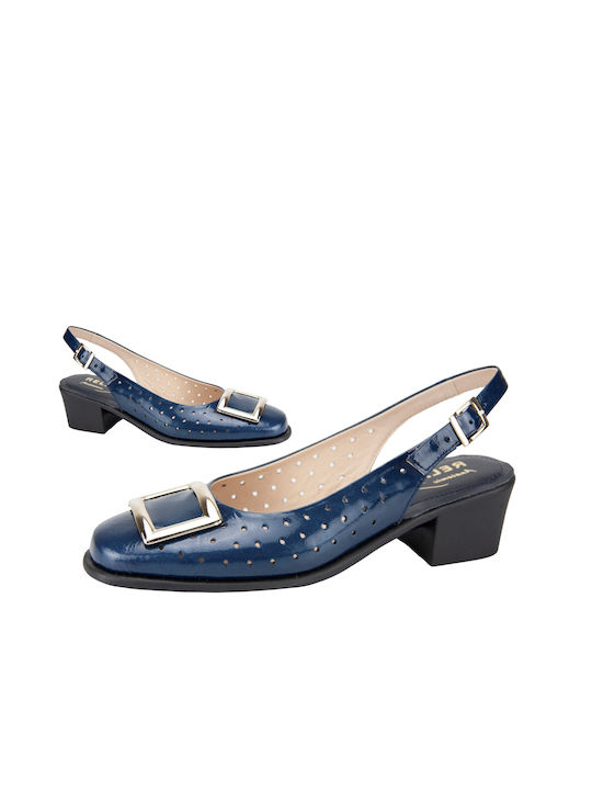 Pumps Relax-Anatomic Women's leather E5189 Available Options BLUE ( BLUE)