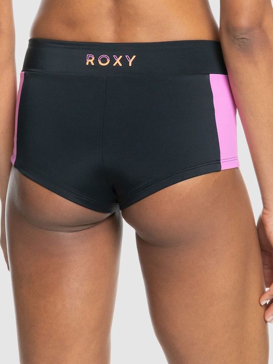 Active Bikini Boxer Talie Înaltă Negru