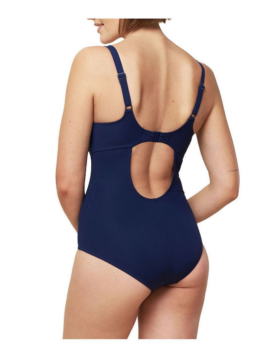 Triumph Summer Glow OW One-Piece Swimsuit Navy Blue