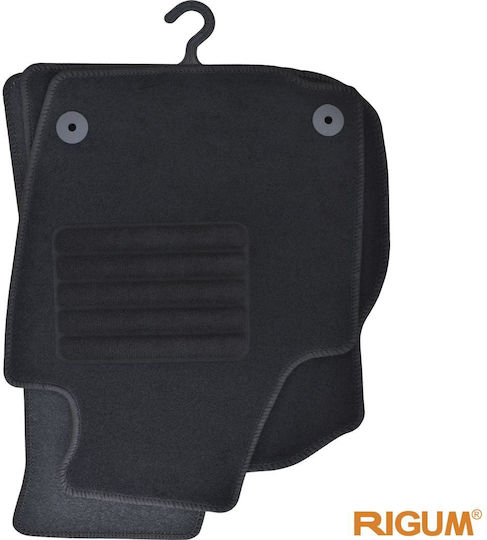 Rigum Set of Front and Rear Mats 4pcs for Volvo S60 / V60 Black