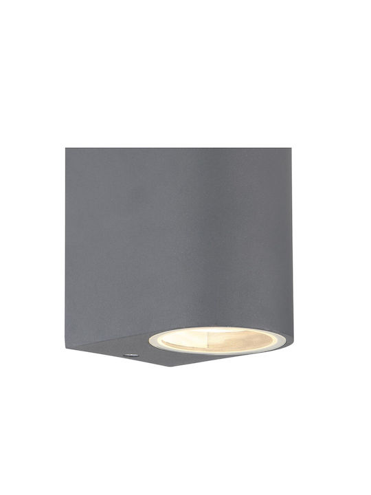 Globo Lighting Veronika Wall-Mounted Outdoor Spot Light GU10 IP44 Double Beam 6.8x15.2εκ.