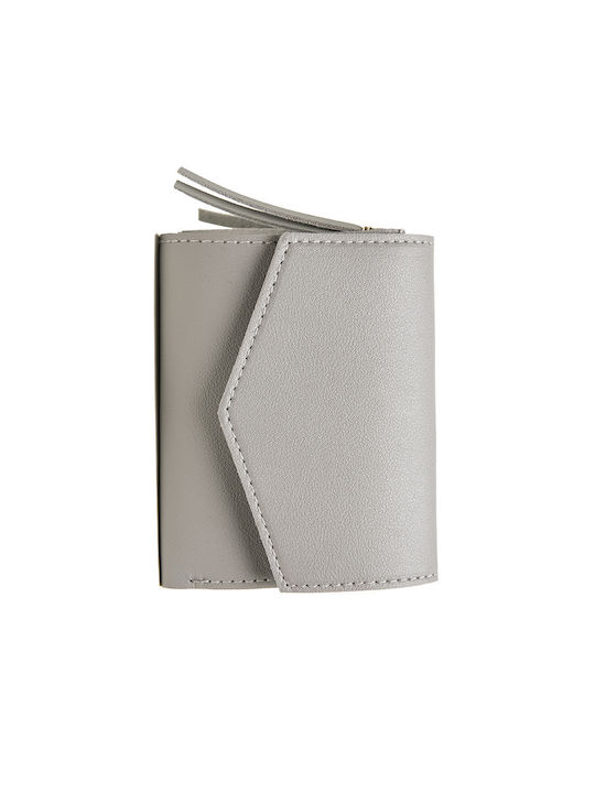 Kurzes Portemonnaie mit Quasten grau, Maße 12*10*2 cm