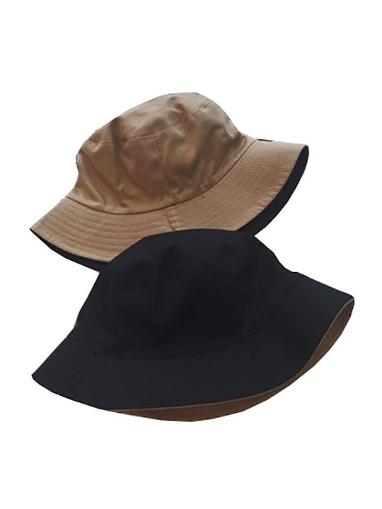 Καπέλο bucket hat διπλής όψης unisex Μπεζ