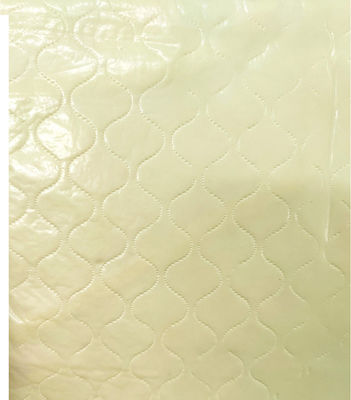 Laundry cover quilted beige 60x60x80cm.