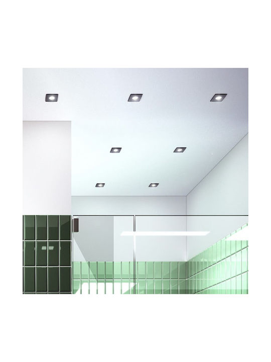 Rendl Light Studio Waterproof Outdoor Ceiling Spot with Integrated LED in Black Color R11741