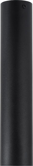 GloboStar Duct Single Spot with Socket GU10 in Black Color