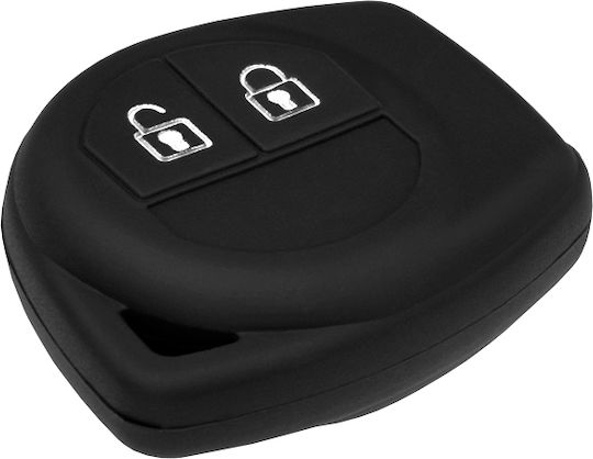 Car Key Cover Case Key Case for Suzuki / Opel / Fiat Black 1018.01