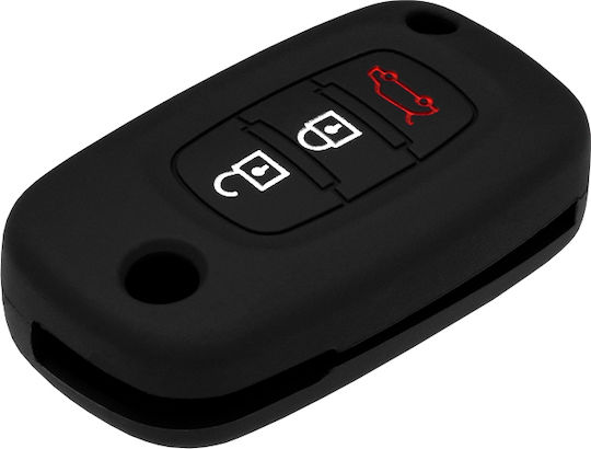 Θήκη Κλειδιού Key Case από για Renault / Lada σε Μαύρο Χρώμα