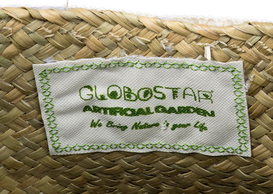 GloboStar MILOS Übertopf Korbweide Beige 32x32x28εκ.