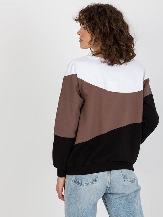 Relevance Women's Sweatshirt White / Brown