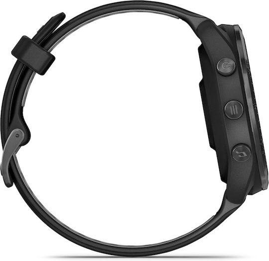 Garmin Forerunner 965 Titanium 47mm Waterproof Smartwatch with Heart Rate Monitor (Black/Powder Grey)