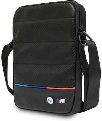 BMW Tricolor Carbon Τσάντα Υφασμάτινο Μαύρο (Universal 10")