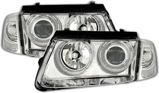 Depo Front Lights Angel Eyes for Volkswagen Passat 3B 1996-2000 2pcs